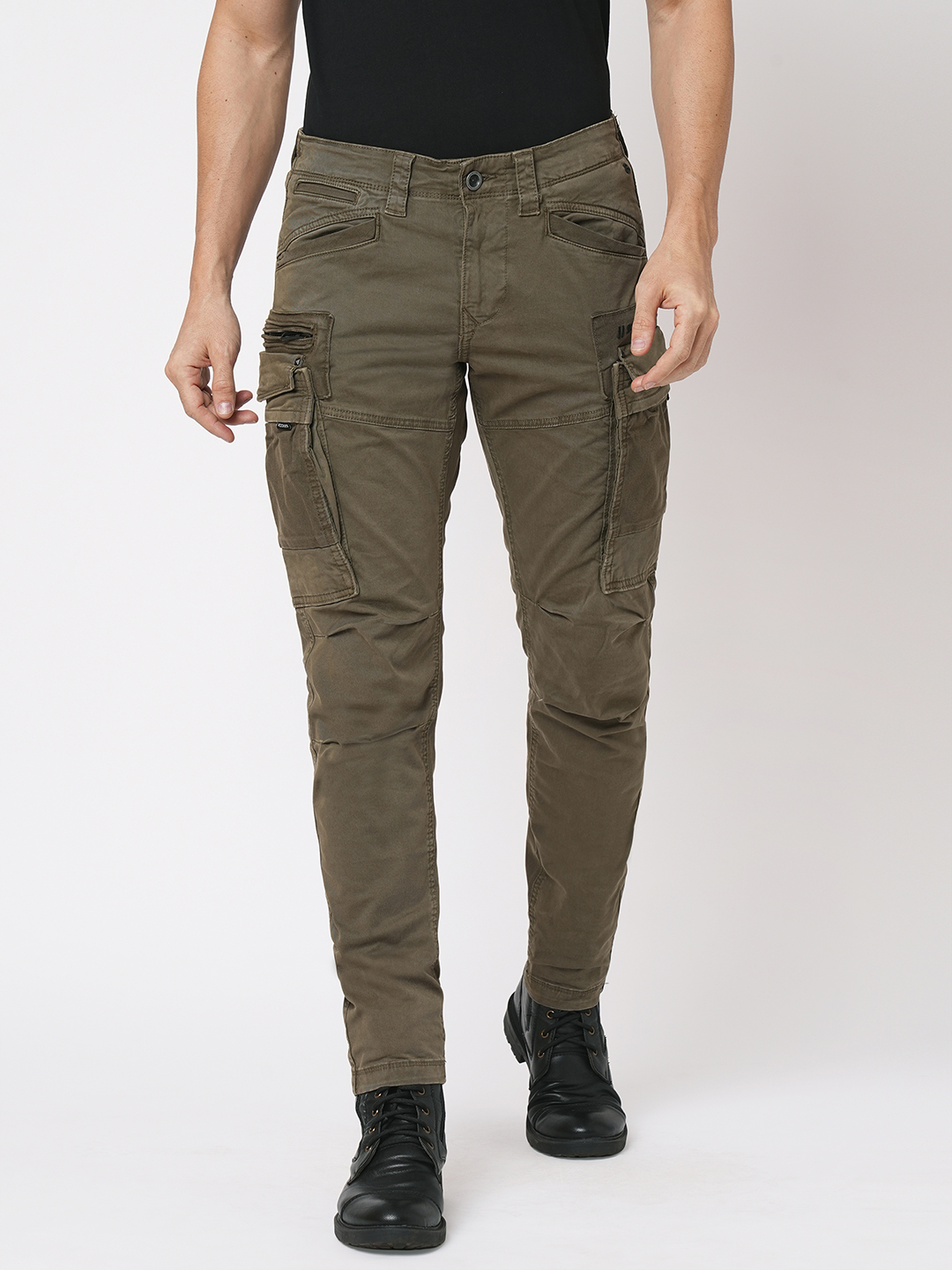 SAND SLIM FIT CARGO PANT (REGULAR FIT)